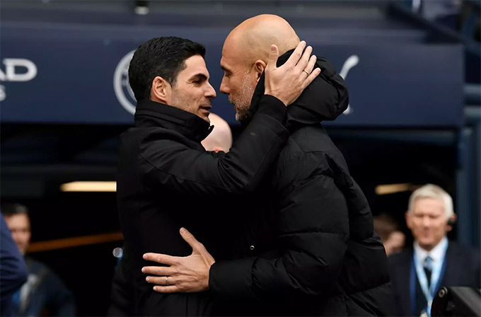 Pep Guardiola thừa nhận "yếu thế" trước Mikel Arteta